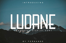 Ludane Condensed Display Font