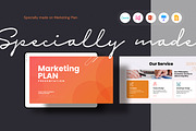 Marketing Plan Canva Template, a Marketing Template by GoldenPixelStudio (Thumbnail 1 of 11)