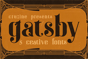 Gatsby - ArtDeco Font