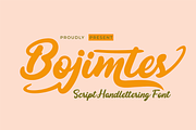 Bojimtes Font, a Script Font by twinstd (Thumbnail 1 of 12)