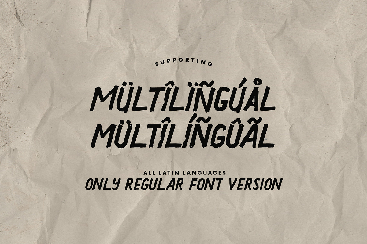 Fight King Brush & SVG Font, a Handwritten Font by Cruzine (Photo 7 of 8)