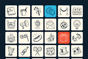 Party and Celebration Doodles Icon, an Object Graphic by Brickclay (Thumbnail 8 of 8)