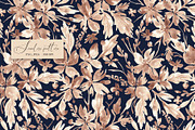 Mocha Mousse Floral pattern, a Pattern Graphic by SirenaArt (Thumbnail 7 of 16)