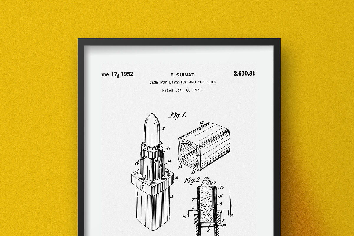 Lipstick Case Patent, an Illustration by Nordic Designs (Photo 2 of 3)