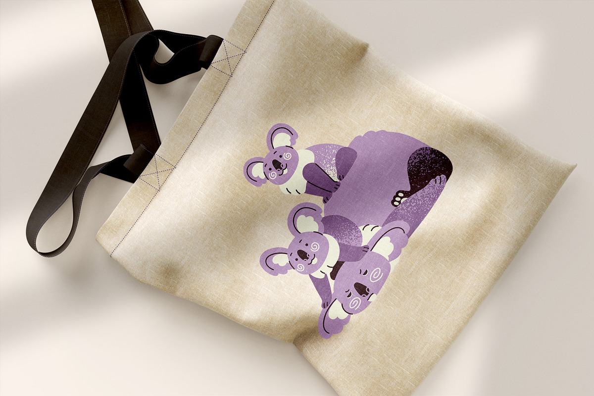 Cute koalas set, cards, patterns, an Animal Illustration by PaperTrident (Photo 15 of 17)