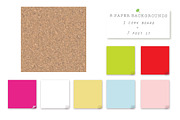 OFFICE CORK BOARD MOCK UP BUNDLE, an Education Illustration by Hello Talii (Thumbnail 2 of 7)