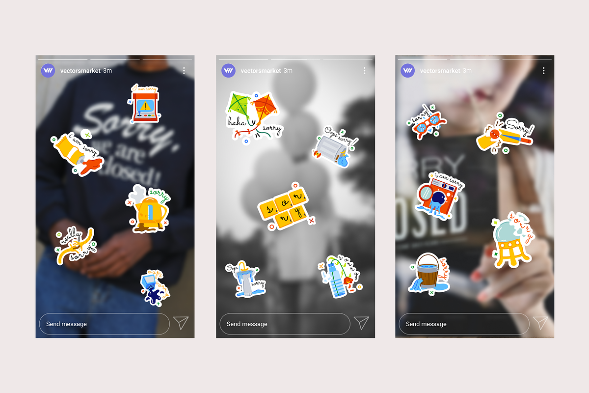 Animated Sorry Stickers, an Emoji Icon by Prosymbols (Photo 3 of 7)