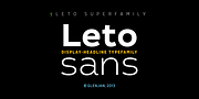 Leto Sans, a Sans Serif Font by Glen Jan (Thumbnail 1 of 9)