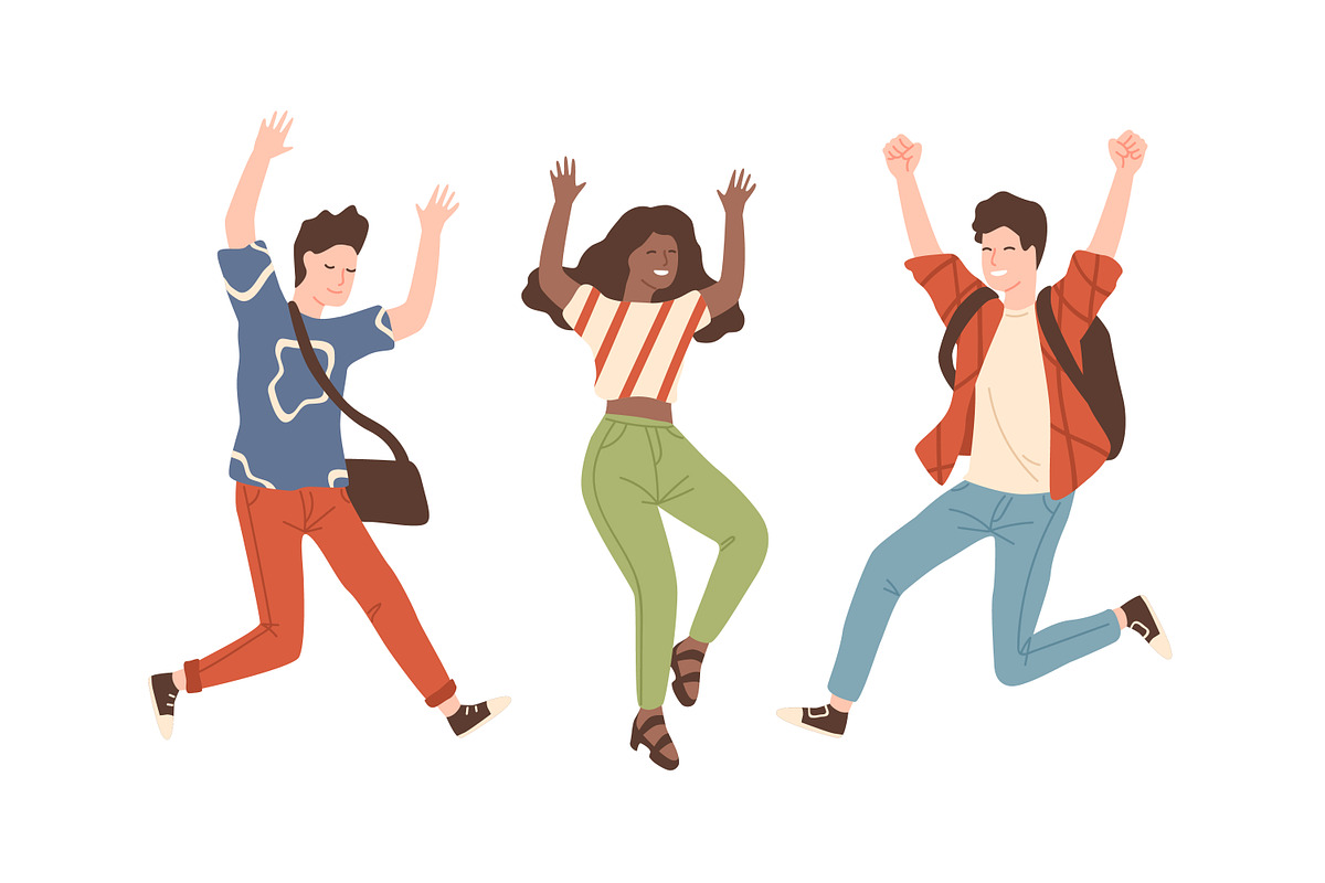 Jumping people, a Person Illustration by Good Studio (Photo 3 of 3)