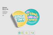 Sticker Mockup, a Product Mockup by Pexelcorner (Thumbnail 1 of 5)
