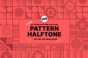 100 Halftone Brush Shape Design, an Action Add-On by Photoshop Action (Thumbnail 1 of 14)