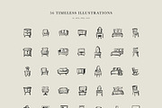 FURNITURE & HOME DECOR illustrations, an Object Illustration by Crocus Paperi (Thumbnail 4 of 5)