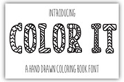 Color It, a Font by North Eighty (Thumbnail 1 of 4)