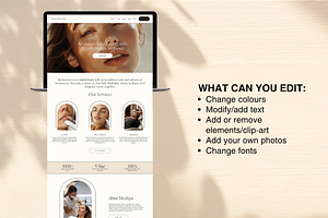 Medspa Website Squarespace Templates