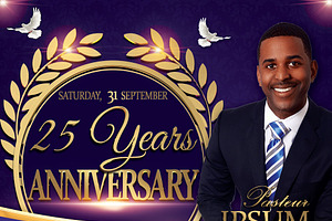 Church Anniversary Flyer