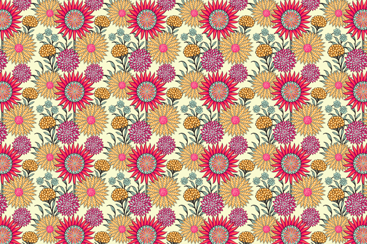 Sunkissed, a Pattern Graphic by The Queen's Bazaar (Photo 1 of 3)