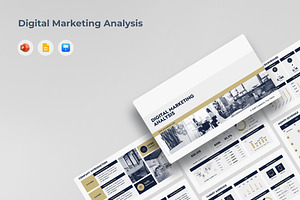 Digital Marketing Analysis Template, a Presentation Template by JetzTemplates