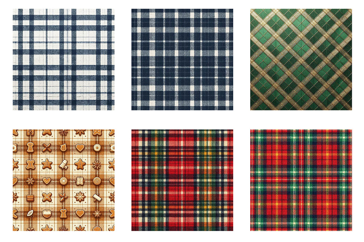 Heritage Christmas Plaid Papers, a Pattern Graphic by fashionaddict (Photo 3 of 6)