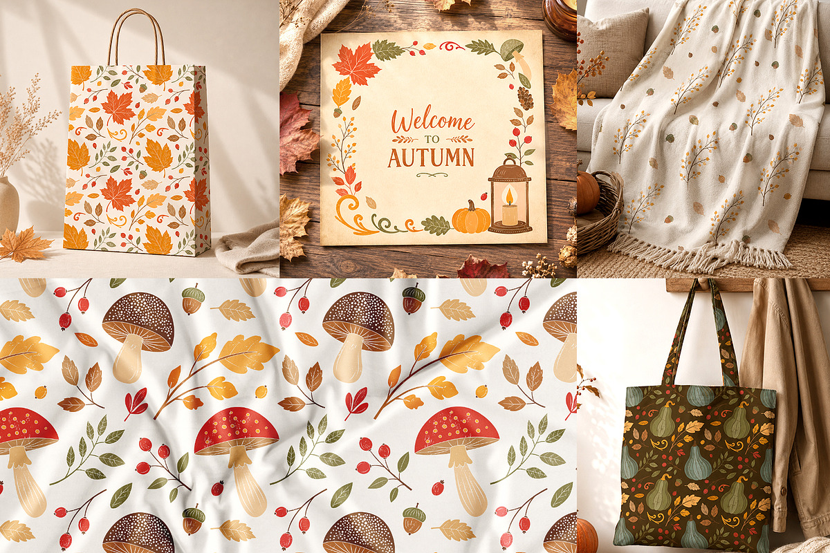 Cozy Autumn Vibes Vector Clipart, a Seasonal Illustration by Hanna's ArtLab (Photo 6 of 6)