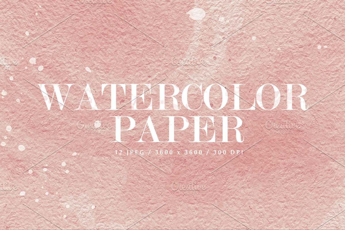 12 Watercolor Papers - Part 2, a Texture Graphic by Orange Fox (Photo 5 of 5)