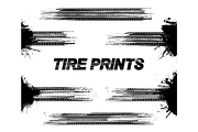 Car tire tracks texture set, a Texture Illustration by SergeyBitos (Thumbnail 9 of 12)