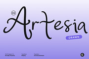 CS Artesia Drawn, a Handwritten Font by Craft Supply Co. (Thumbnail 1 of 8)