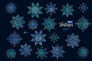 Snowflakes. Winter Collection