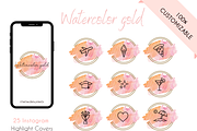 25 Instagram Highlights Covers, a Social Media Template by creative-kits (Thumbnail 1 of 2)
