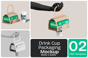 Drink Cup Mockup, a Cups & Container Mockup by Permadi Creative