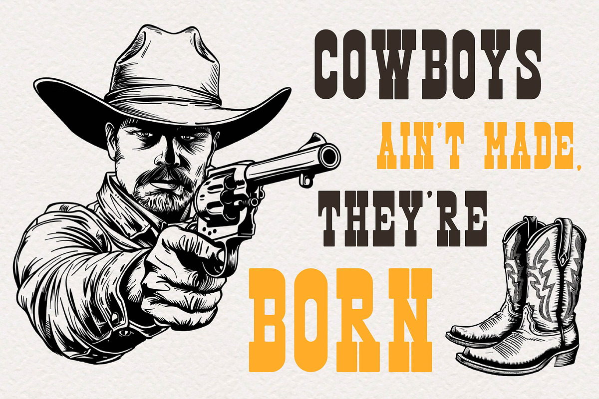 West Arrow - Western Font, a Slab Serif Font by EltaMaxArt (Photo 4 of 13)