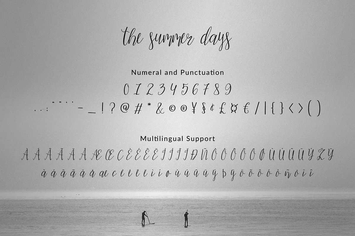 the summer days, a Script Font by Firtana (Photo 10 of 12)