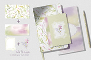 Soft flowers watercolor aesthetic, a Decorative Illustration by Kate Lanbina (Thumbnail 10 of 17)