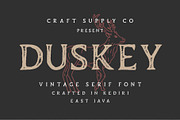 Duskey - Vintage Serif Font + Extras, a Serif Font by Craft Supply Co. (Thumbnail 10 of 10)