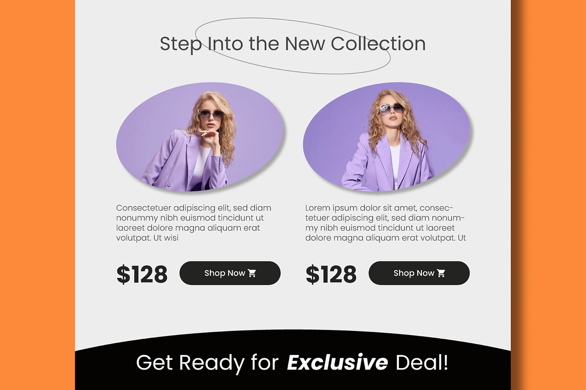 Modern Email Newsletter Template, an UI Kit Template by MightyDesign (Photo 4 of 9)