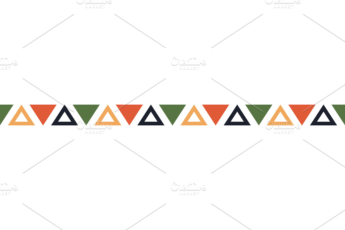 African Ethnic Motif Seamless Line, a Pattern Graphic by Elena Pimukova (Photo 4 of 9)