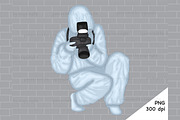 Detective Clipart, a Person Illustration by GlamArtZhanna (Thumbnail 5 of 6)