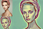 Portrait Speed Art Effect, an Action Add-On by MRI STUDIO (Thumbnail 8 of 14)