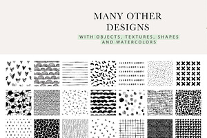 Black & White Seamless Patterns