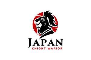 Japan knight warior fighter logo, a Branding & Logo Template by funpixel