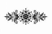 Black Mandala Art Pattern, an Illustration by musafir_fashion (Thumbnail 9 of 9)