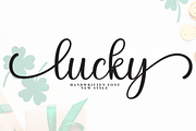 Lucky | Script Font, a Handwritten Font by Scratchones (Thumbnail 1 of 9)