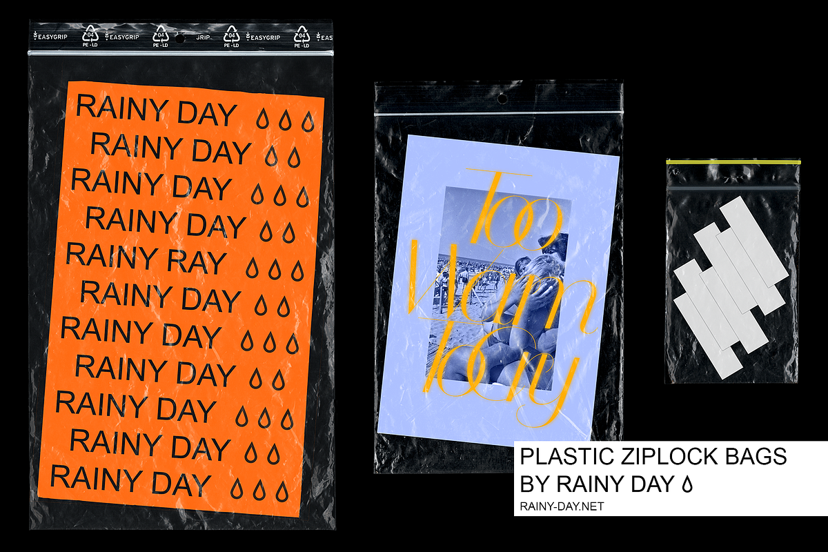 Plastic Transparant Ziplock Bag, a Product Mockup by Rainy Day (Photo 1 of 9)
