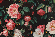 Rosey Elegance Digital Papers, a Pattern Graphic by Happy Creators Co. (Thumbnail 4 of 8)