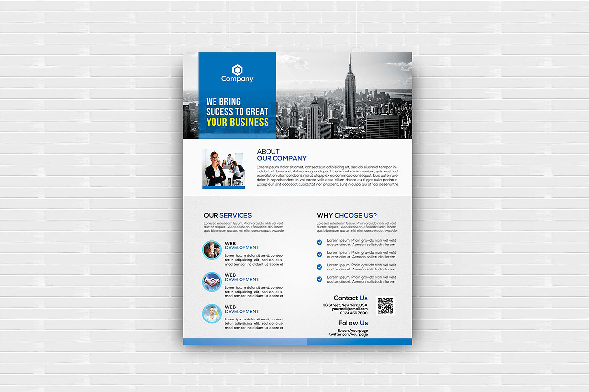 Corporate Flyer, a Flyer Template by GreenPixi (Photo 4 of 4)