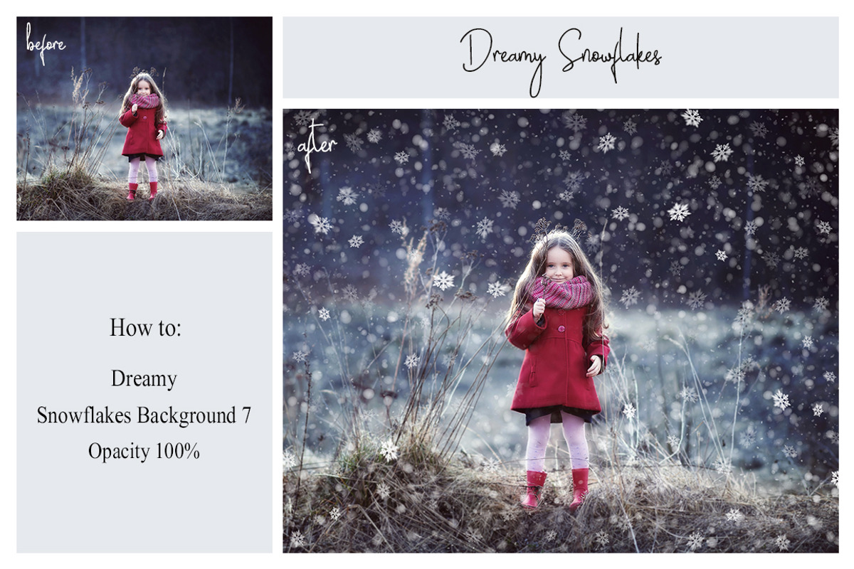 40 Dreamy Snowflakes PNG Overlays, a Texture Graphic by LovePhotoMoment (Photo 8 of 16)