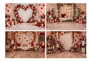 Valentines Studio Backdrop BUNDLE, a Layer Style Add-On by Wild Honey Design Co. (Thumbnail 2 of 4)