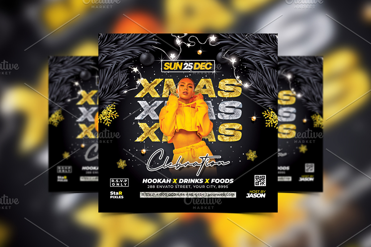06 Christmas Flyer Bundle, a Flyer Template by StarPixles11 (Photo 2 of 8)