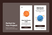3D Solar System & Planets Icon Set, a Technology Illustration by twinstd (Thumbnail 4 of 6)