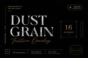 Dust Grain Texture Overlays