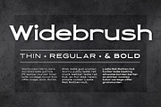 Widebrush, a Sans Serif Font by ArtisanType (Thumbnail 1 of 7)